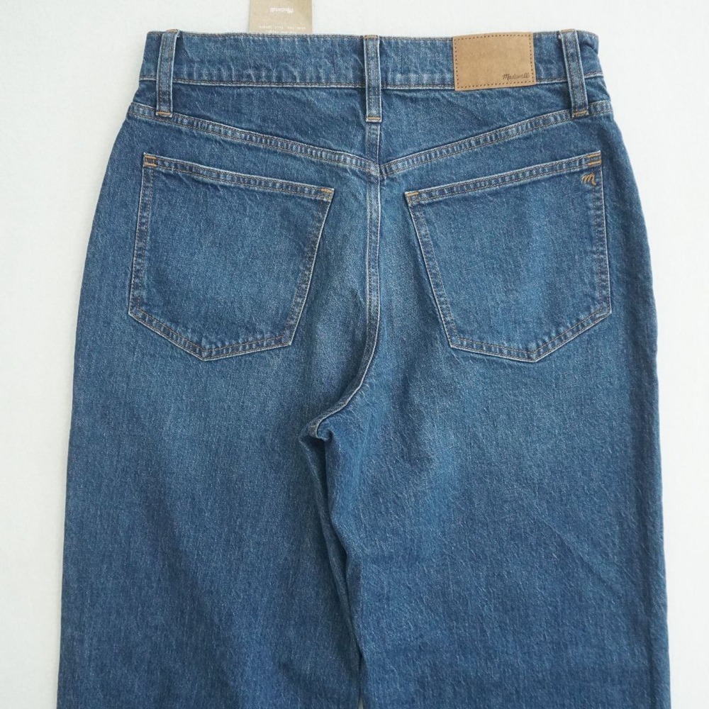 Madewell The Perfect Vintage Wide Leg Jeans Womens Sz 29 High Rise Patch Pocket - Picture 4 of 11